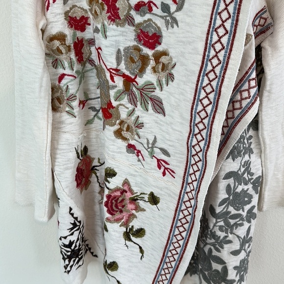 NWT Paparazzi English Rose Embroidered Cardigan - Picture 5 of 14